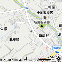愛知県田原市田原町新清谷61周辺の地図