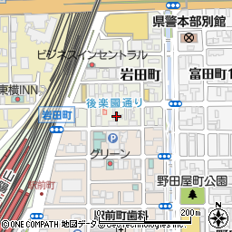 岡山県岡山市北区岩田町7周辺の地図