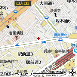 ミスターＰ神戸塚本通第２駐車場周辺の地図