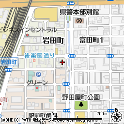岡山県岡山市北区岩田町6周辺の地図