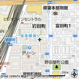 岩田町7-16駐車場周辺の地図
