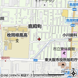 大阪府東大阪市鷹殿町9-10周辺の地図