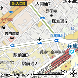 ミスターＰ神戸塚本通第１駐車場周辺の地図