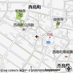 静岡県浜松市中央区西島町791周辺の地図