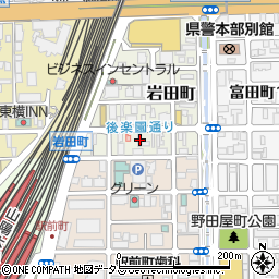 岡山県岡山市北区岩田町7-10周辺の地図