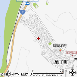 島根県益田市須子町51-6周辺の地図