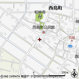 静岡県浜松市中央区西島町824周辺の地図