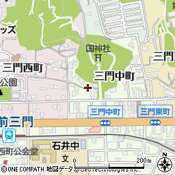 岡山県岡山市北区三門中町周辺の地図