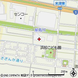 静岡県浜松市中央区米津町2804周辺の地図