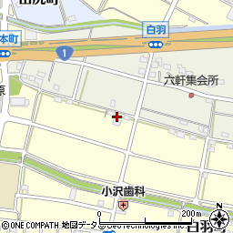 静岡県浜松市中央区白羽町2145周辺の地図