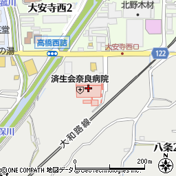 済生会奈良病院周辺の地図