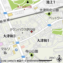 タウンハウス伊川谷１Ｂ周辺の地図