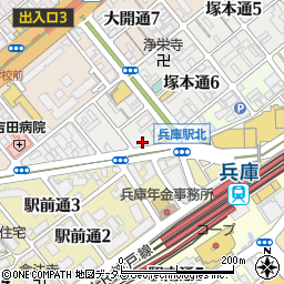 神戸建材株式会社周辺の地図