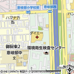 キッチンオリジン　ダイエー東大阪店周辺の地図