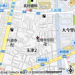 吉田モータープール周辺の地図
