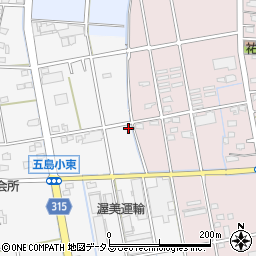 静岡県浜松市中央区西島町352周辺の地図