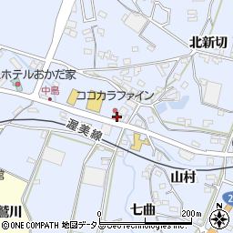 愛知県田原市豊島町天白67-1周辺の地図