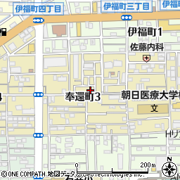 西田祥印堂周辺の地図
