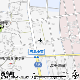 静岡県浜松市中央区西島町319周辺の地図