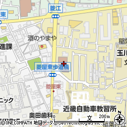 東大阪市消防局警防部予防広報課周辺の地図