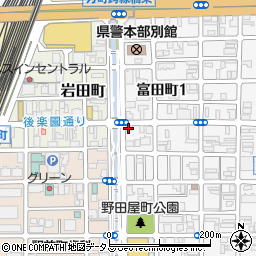 藤岡寝具店周辺の地図