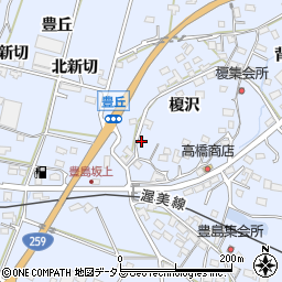 愛知県田原市豊島町榎沢67周辺の地図