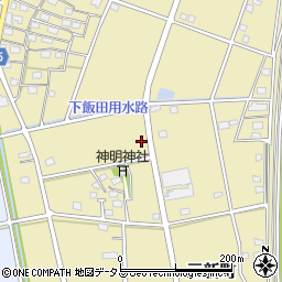 静岡県浜松市中央区三新町354周辺の地図