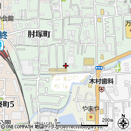 奈良県奈良市肘塚町170-25周辺の地図