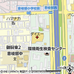 ふぇすたらんど　東大阪店周辺の地図