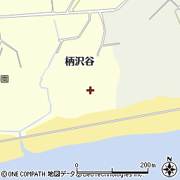 愛知県豊橋市小松原町柄沢谷周辺の地図