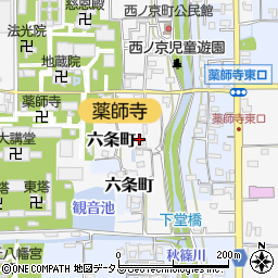 奈良県奈良市西ノ京町326周辺の地図