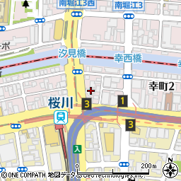 シティパル桜川周辺の地図