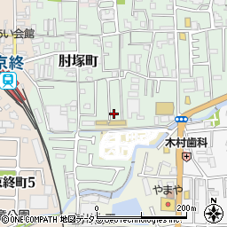 奈良県奈良市肘塚町170-39周辺の地図