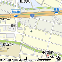 静岡県浜松市中央区白羽町2075周辺の地図
