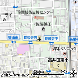 ＨｏｎｄａＣａｒｓ大阪布施高井田店周辺の地図