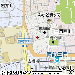 岡山県岡山市北区葵町2-5周辺の地図
