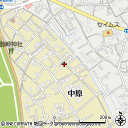 岡山県総社市中原853-10周辺の地図