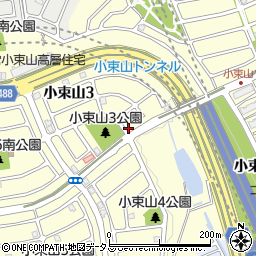 兵庫県神戸市垂水区小束山周辺の地図