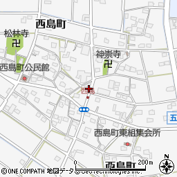 静岡県浜松市中央区西島町577周辺の地図