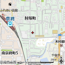 奈良県奈良市肘塚町186周辺の地図