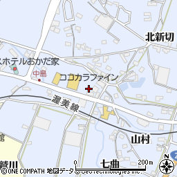 愛知県田原市豊島町天白67周辺の地図
