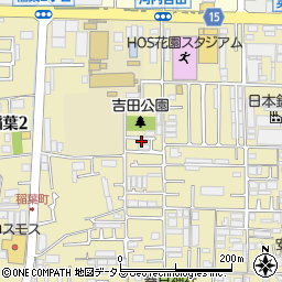 吉田２丁目テラスハウス周辺の地図