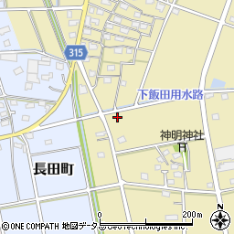 静岡県浜松市中央区三新町366周辺の地図
