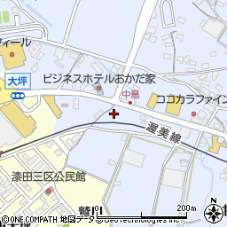 愛知県田原市豊島町天白93周辺の地図