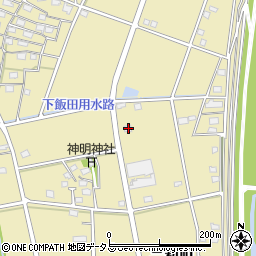 静岡県浜松市中央区三新町32周辺の地図