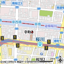 桜川コーポ周辺の地図