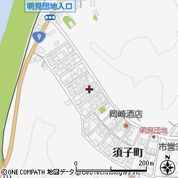 島根県益田市須子町51-9周辺の地図