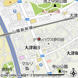 タウンハウス伊川谷７Ａ周辺の地図