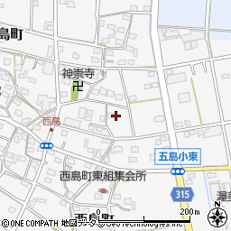 静岡県浜松市中央区西島町263周辺の地図