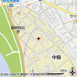 岡山県総社市中原852-8周辺の地図